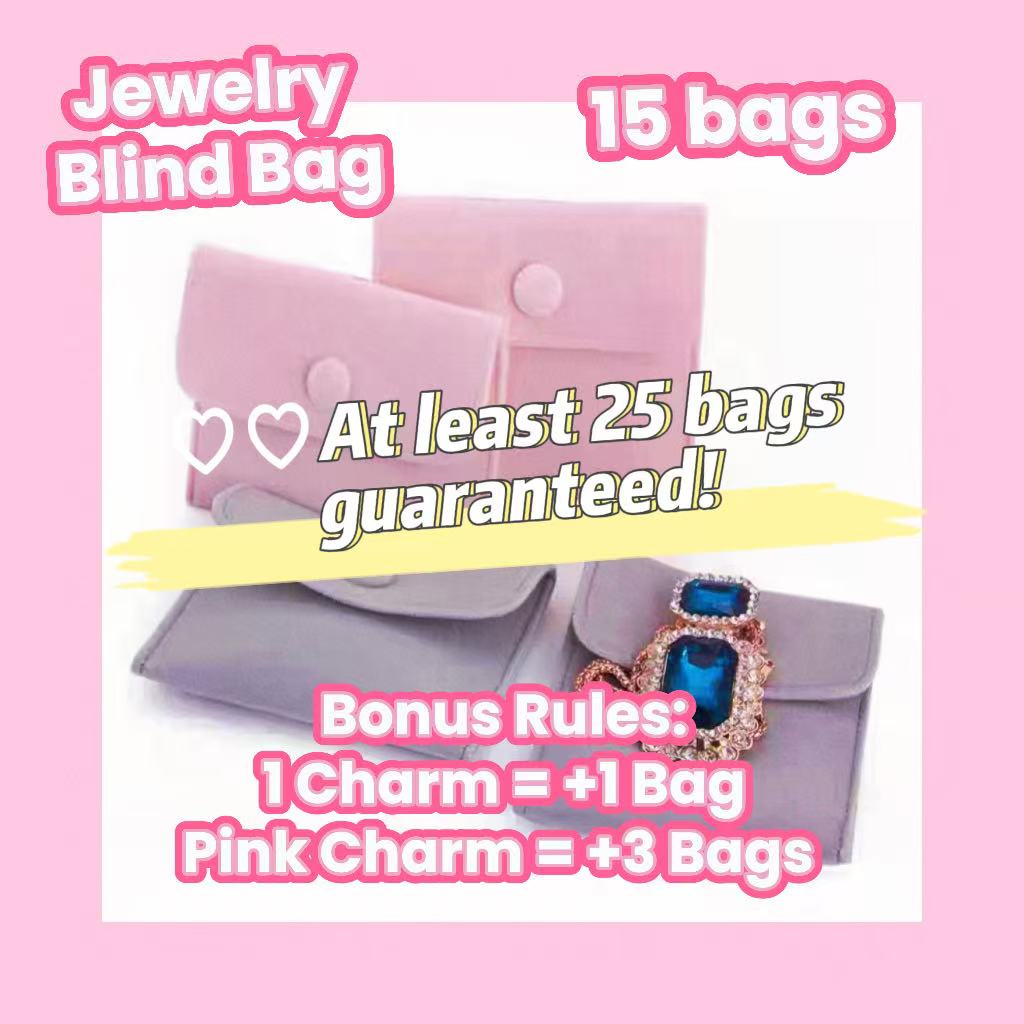 15 bags of titanium steel jewelry  items + Jewelry Box*2 + Suprise Gift